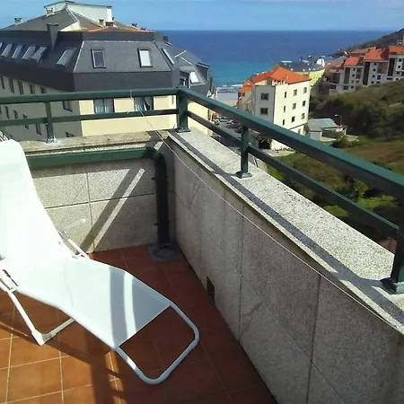 Dachwohnung Mit Terasse Und Meerblick Unweit Des Strandes Malpica